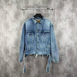 Authentic Balenciaga Blue Denim Jacket